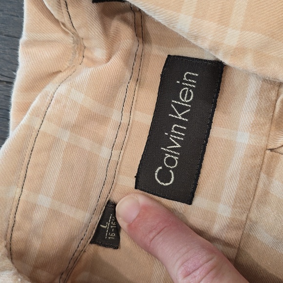 Calvin Klein flannel button down - Picture 2 of 8